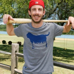 Hercules Tee -Busch Store Hercules Gray Mens Feature