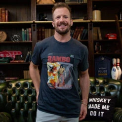 Rambo Action Figure Unisex Tee -Busch Store SupplementalPartnershipTees 112822 0669