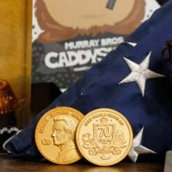 BFM 70th Birthday Challenge Coin -Busch Store bill 70th coin 012 2