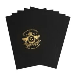 Gold Certificate Of Authenticity Folder -Busch Store gold coa folder 002 2